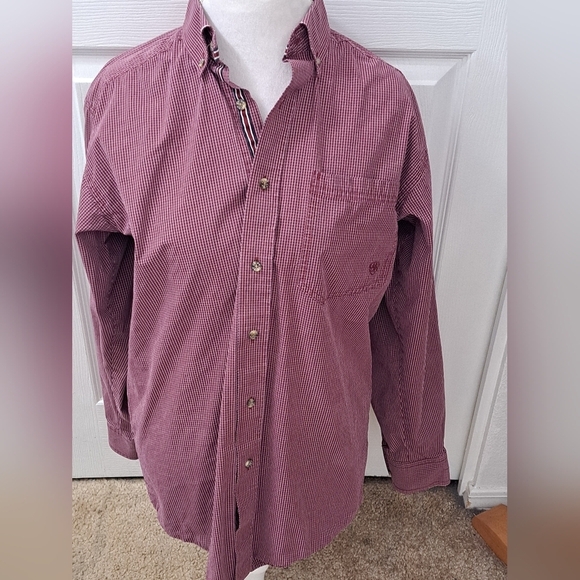 Ariat Pro Series Button Up Shirt Size M - Picture 3 of 13